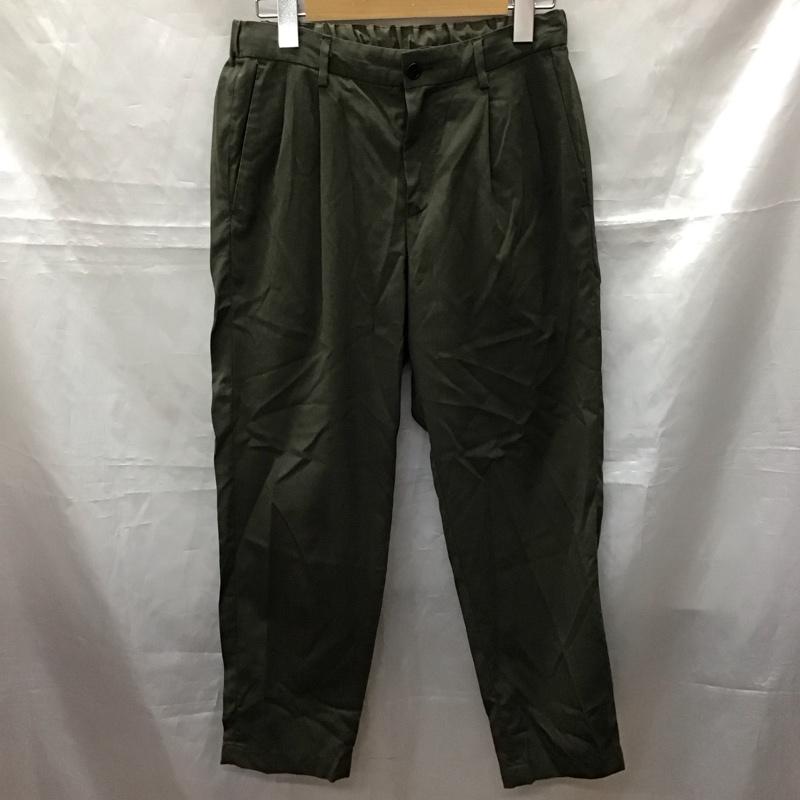 グリーンレーベルリラクシング green label relaxing パンツ スラックス 3214-186-2487 SOLOTEX テーパードパンツ カジュアルパンツ XS 無地 カーキ / カーキ /  メンズ USED 古着 中古 10115465
