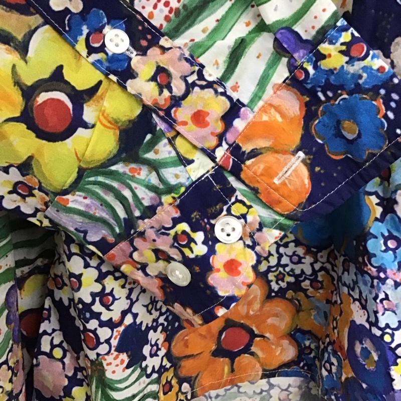 ニコアンド niko and... シャツ、ブラウス 長袖 t201da04ad TSUMORICHISATO 長袖シャツ 柄シャツ M プリント マルチカラー / マルチカラー /  レディース USED 古着 中古 10128767