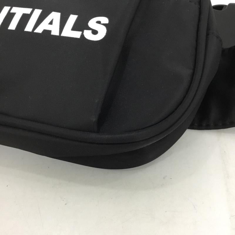 エッセンシャルズ ESSENTIALS ウエストバッグ ウエストバッグ ウエストポーチ ロゴ、文字 黒 / ブラック /  メンズ USED 古着 中古 10130245