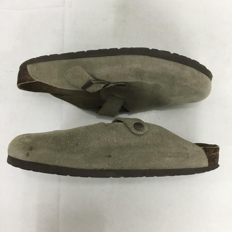 ビルケンシュトック BIRKENSTOCK サンダル サンダル BOSTON スエード 41 サボ 無地 ベージュ / ベージュ /  メンズ USED 古着 中古 10137851