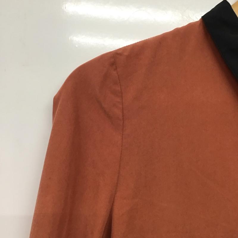 フレッドペリー FRED PERRY ワンピース ミニスカート 8 無地 橙 / オレンジ /  レディース USED 古着 中古 10143043
