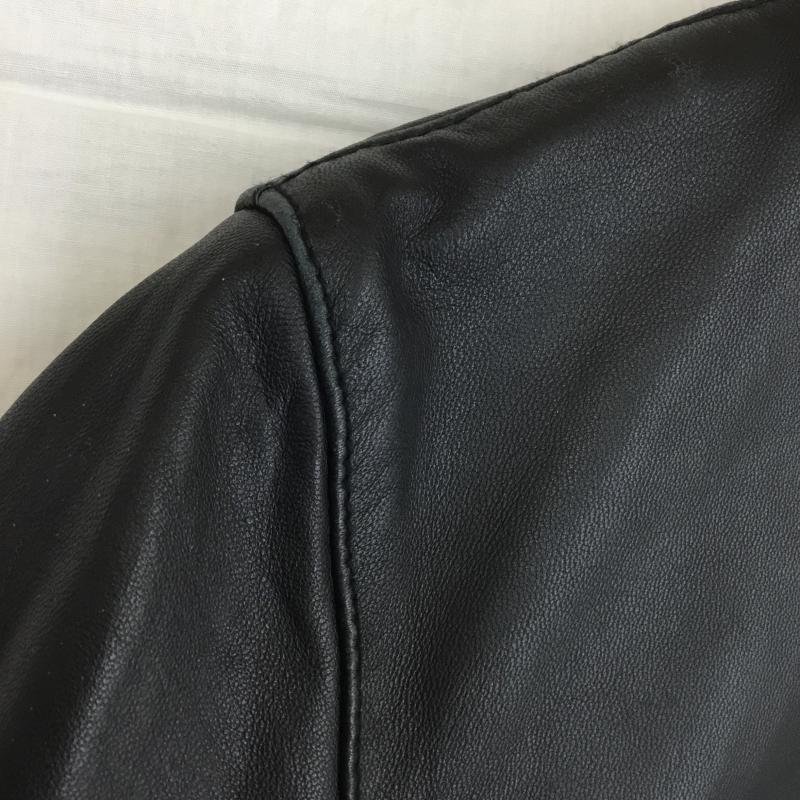 ジャーナルスタンダード JOURNAL STANDARD ジャケット、上着 レザージャケット M 無地 黒 / ブラック /  メンズ USED 古着 中古 10140257