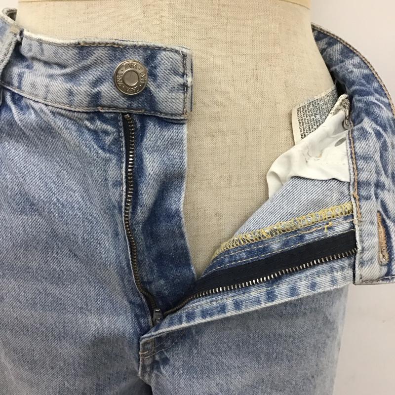 ザラ ZARA パンツ デニム、ジーンズ カットオフ 無地 水色 / ライトブルー /  レディース USED 古着 中古 10109436