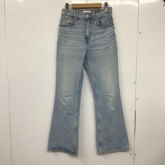 ザラ ZARA パンツ デニム、ジーンズ デニムパンツ スリムパンツ カジュアルパンツ ストレッチパンツ 36 無地 インディゴ / インディゴ /  レディース USED 古着 中古 10136758