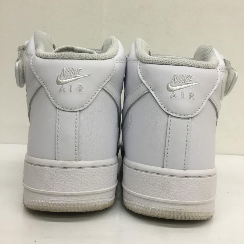 ナイキ NIKE スニーカー スニーカー AIR FORCE 1 MID 07 エアフォース 1 ミッド 07 CW2289-111 26.5cm ロゴ、文字 白 / ホワイト /  メンズ USED 古着 中古 10108150