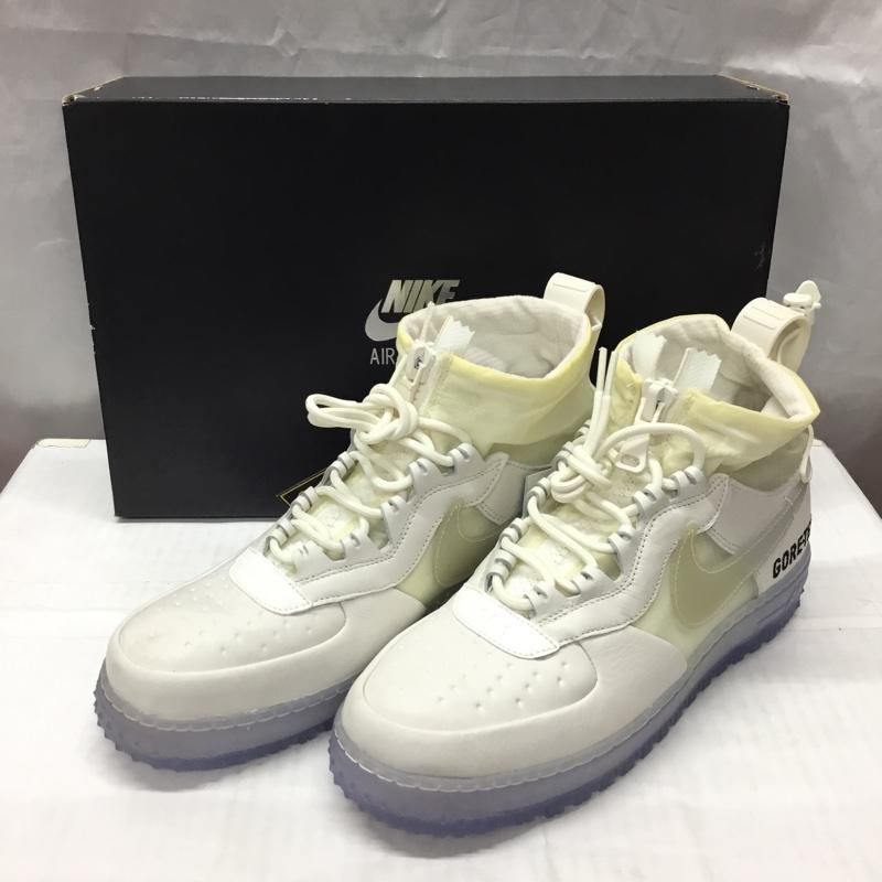 ナイキ NIKE スニーカー スニーカー CQ7211 002 AIR FORCE 1 WTR GTX GORE-TEX 27cm 箱有 27.0cm ロゴ、文字 白 / ホワイト /  メンズ USED 古着 中古 10118912