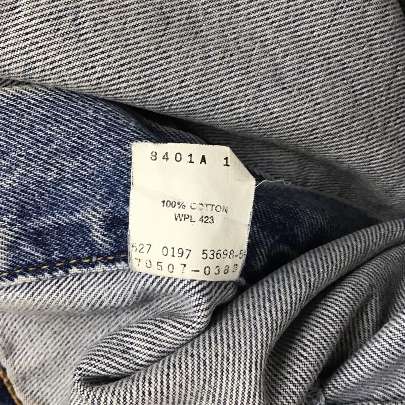 リーバイス Levi s ジャケット、上着 ジャケット、ブレザー デニムジャケット カラージャケット 長袖ジャケット ブルゾン 無地 インディゴ / インディゴ /  メンズ USED 古着 中古 10114655