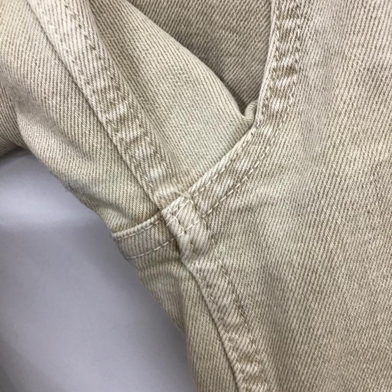 ザラ ZARA パンツ デニム、ジーンズ 34 無地 ベージュ / ベージュ /  レディース USED 古着 中古 10131189