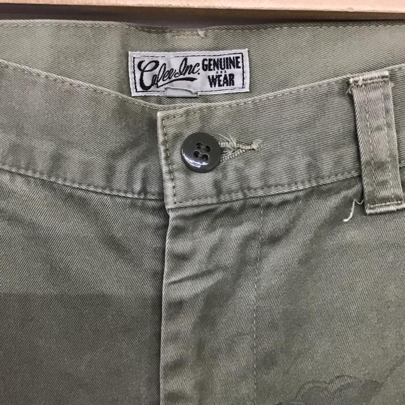 キャリー CALEE パンツ ショートパンツ ショートパンツ ハーフパンツ カジュアルパンツ L プリント カーキ / カーキ /  メンズ USED 古着 中古 10136733
