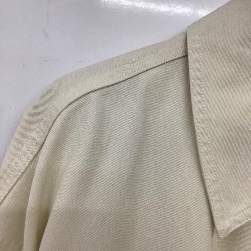 ニコアンド niko and... シャツ、ブラウス 長袖 長袖シャツ ロゴシャツ カラーシャツ L ロゴ、文字 白 / ホワイト /  メンズ USED 古着 中古 10133070