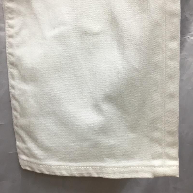 ノティファイ NOTIFY パンツ デニム、ジーンズ デニムパンツ ストレートパンツ ワイドパンツ カジュアルパンツ 30インチ 無地 白 / ホワイト /  メンズ USED 古着 中古 10115759