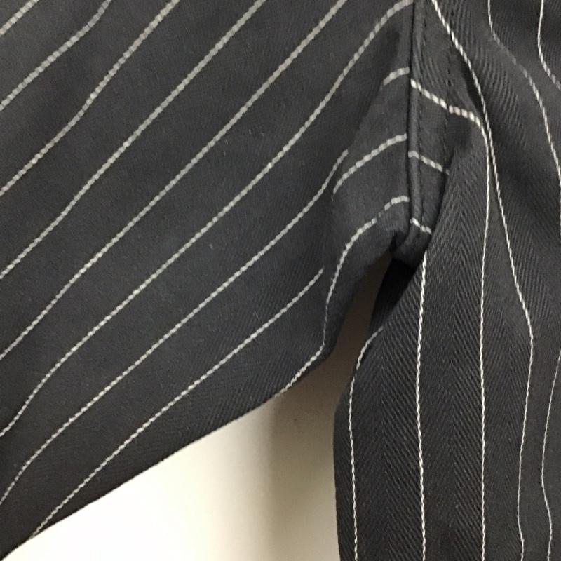 ウエストライド WESTRIDE シャツ、ブラウス 長袖 長袖シャツ ストライプシャツ カラーシャツ 厚手 ストライプ 紺 / ネイビー /  メンズ USED 古着 中古 10130494