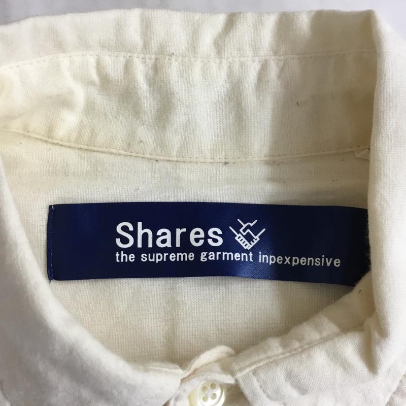 古着 USED シャツ、ブラウス 長袖 S1312-SS703 shares 3 ワンポイント アイボリー / アイボリー /  メンズ USED 古着 中古 10117667