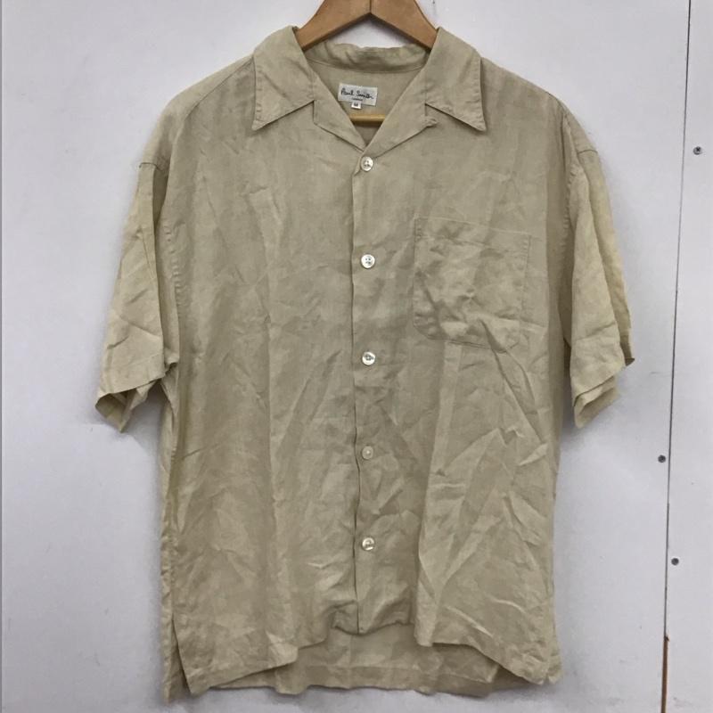 ポールスミス Paul Smith シャツ、ブラウス 半袖 M 無地 ベージュ / ベージュ /  メンズ USED 古着 中古 10134517