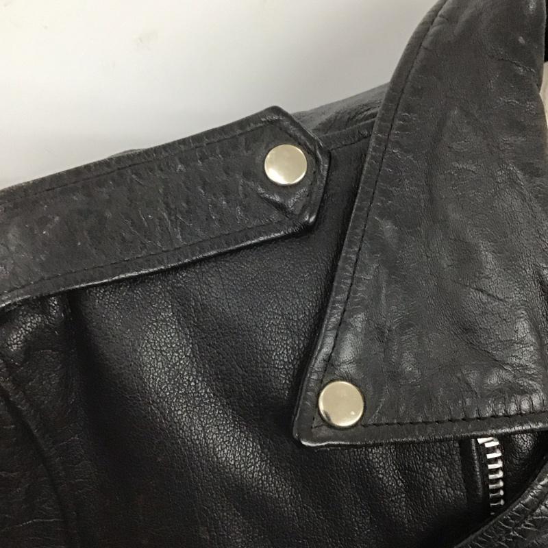 古着 USED ジャケット、上着 レザージャケット FMC 46 無地 黒 / ブラック /  メンズ USED 古着 中古 10124532