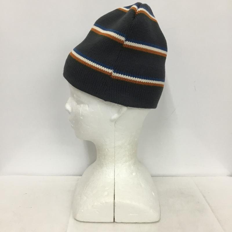 ステューシー STUSSY 帽子 ニット帽 90年代 マルチボーダー ロゴ、文字 マルチカラー / マルチカラー /  メンズ USED 古着 中古 10137140