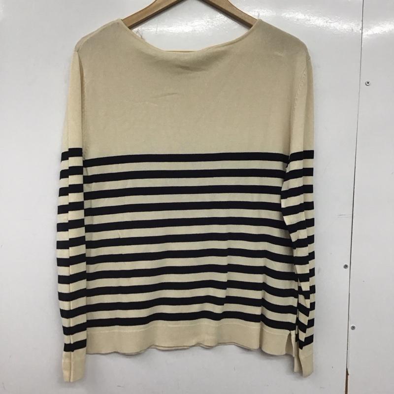 ザラ ZARA ニット、セーター 長袖 S ボーダー柄 マルチカラー / マルチカラー /  レディース USED 古着 中古 10147157
