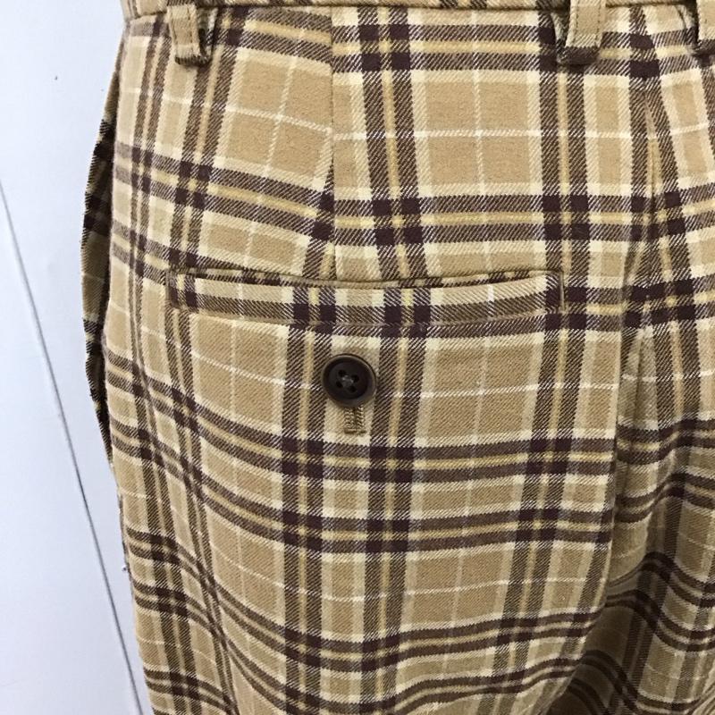 アーバンリサーチ URBAN RESEARCH ボトムス ボトムス UR17-24C001 TRウールチェックストレートパンツ 36 チェック ベージュ / ベージュ / X 茶 / ブラウン / X 黄 / イエロー /  レディース USED 古着 中古 10118807