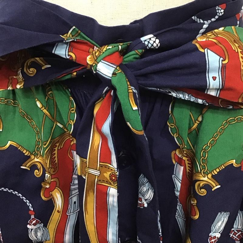 ザラ ZARA スカート ロングスカート 4043 269 401 フロントボタン S 総柄 マルチカラー / マルチカラー /  レディース USED 古着 中古 10112000