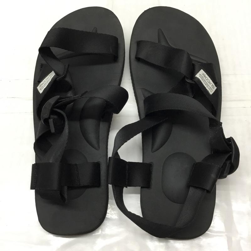 スイコック suicoke サンダル サンダル 27cm 27.0cm ロゴ、文字 黒 / ブラック /  メンズ USED 古着 中古 10122222