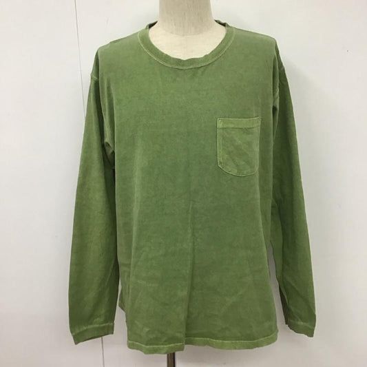 グッドオン Good On Tシャツ 長袖 XL 無地 緑 / グリーン /  メンズ USED 古着 中古 10107891