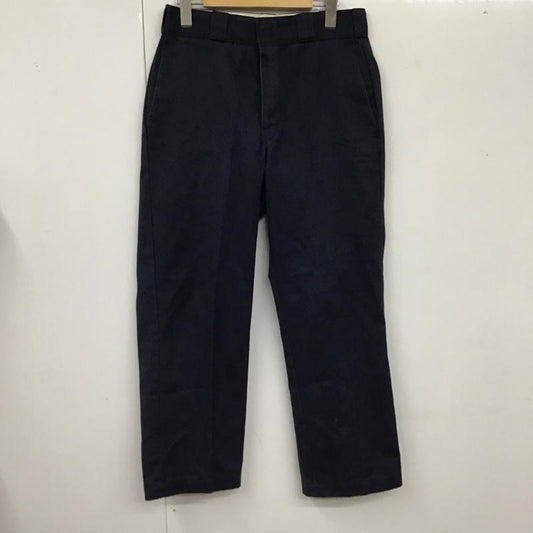 ディッキーズ Dickies パンツ ワークパンツ、ペインターパンツ ワークパンツ ワイドパンツ カジュアルパンツ 30インチ 無地 紺 / ネイビー /  メンズ USED 古着 中古 10120135