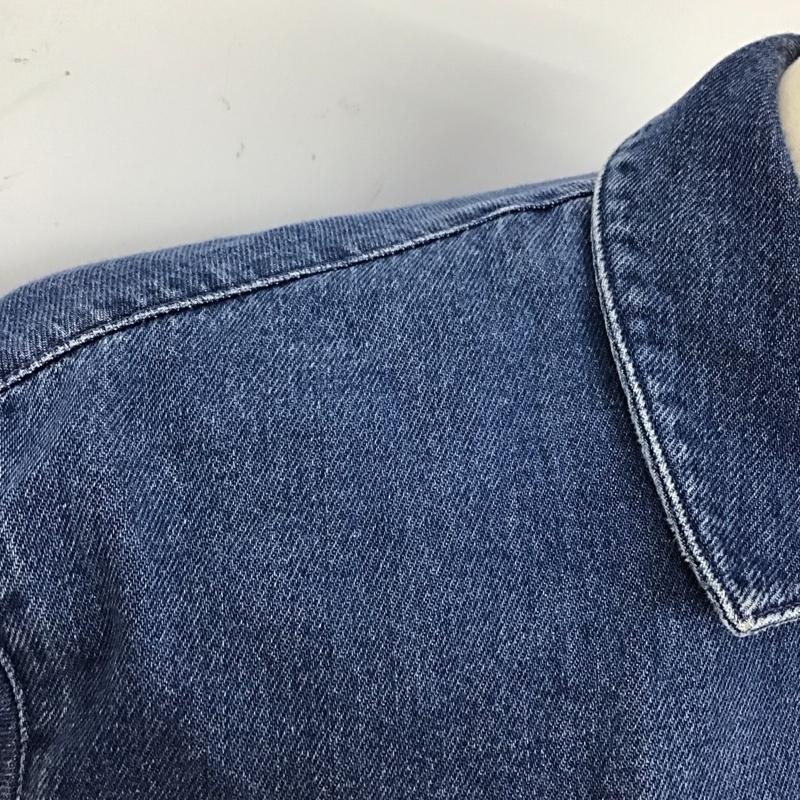 カーハート Carhartt ジャケット、上着 ジャケット、ブレザー I024882 madison jacket デニム マディソンジャケット M ワンポイント 青 / ブルー /  メンズ USED 古着 中古 10121311