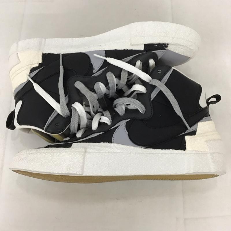 ナイキ NIKE スニーカー スニーカー BV0072-002 BLAZER MID SACAI 28cm 箱有 28.0cm ロゴ、文字 黒 / ブラック / X 白 / ホワイト / X 灰 / グレー /  メンズ USED 古着 中古 10132472