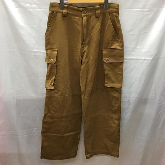 ニコアンド niko and... パンツ ワークパンツ、ペインターパンツ ワークパンツ ワイドパンツ カジュアルパンツ ミリタリーパンツ L 無地 茶 / ブラウン /  メンズ USED 古着 中古 10117423