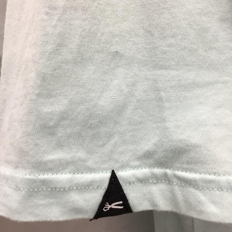 デンハム DENHAM Tシャツ 半袖 半袖カットソー プリントTシャツ クルーネックカットソー L プリント 水色 / ライトブルー /  メンズ USED 古着 中古 10118621