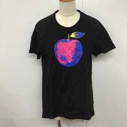 グラム glamb Tシャツ 半袖 半袖Tシャツ プリントTシャツ 半袖カットソー 4 プリント 黒 / ブラック /  メンズ USED 古着 中古 10124352