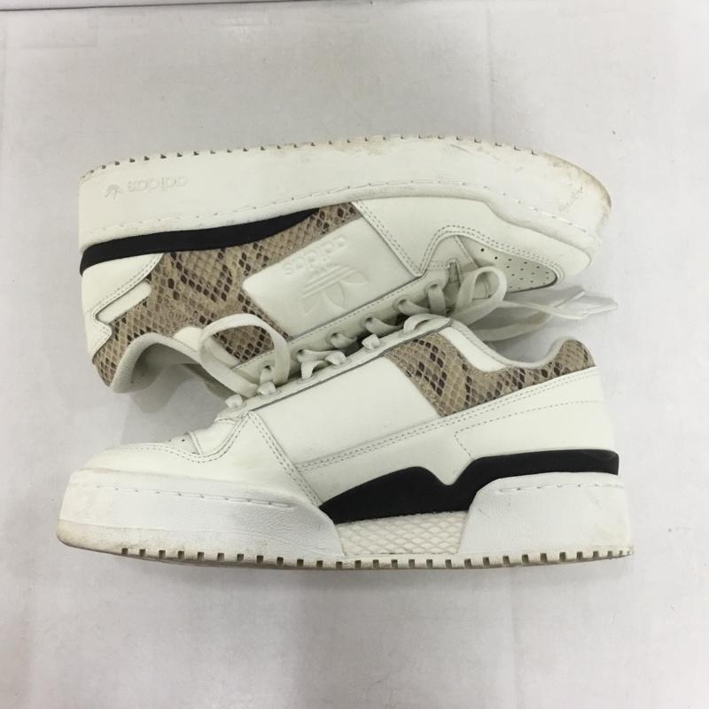 アディダス adidas スニーカー スニーカー HQ1985 FORUM BOLD W 24.5cm 24.5cm ロゴ、文字 アイボリー / アイボリー / X 黒 / ブラック / X 茶 / ブラウン /  レディース USED 古着 中古 10144826