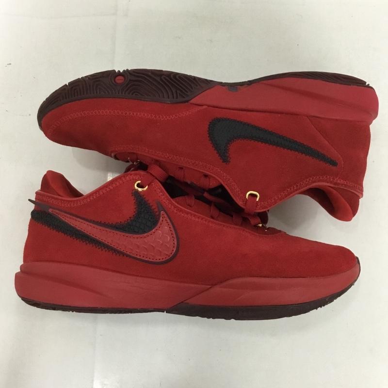 ナイキ NIKE スニーカー スニーカー DV1190 600 LEBRON 20 EP 27.5cm 箱有 27.5cm ワンポイント 赤 / レッド / X 黒 / ブラック /  メンズ USED 古着 中古 10136361