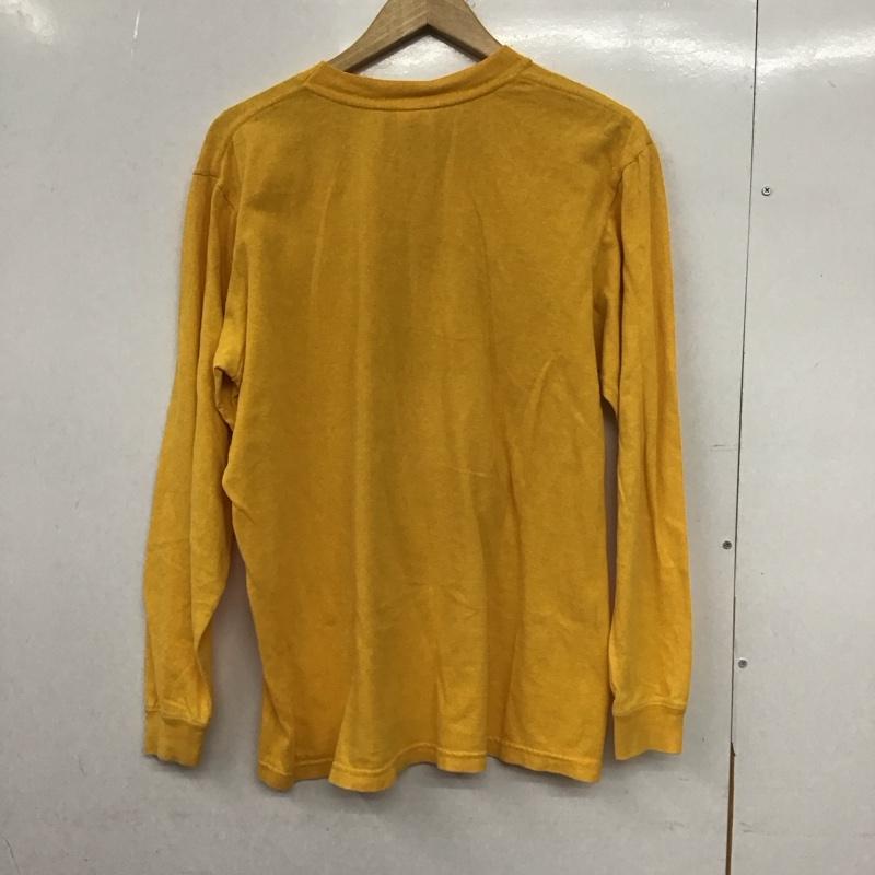 古着 USED Tシャツ 半袖 半袖カットソー プリントTシャツ クルーネックカットソー M ロゴ、文字 黄 / イエロー /  メンズ USED 古着 中古 10148984