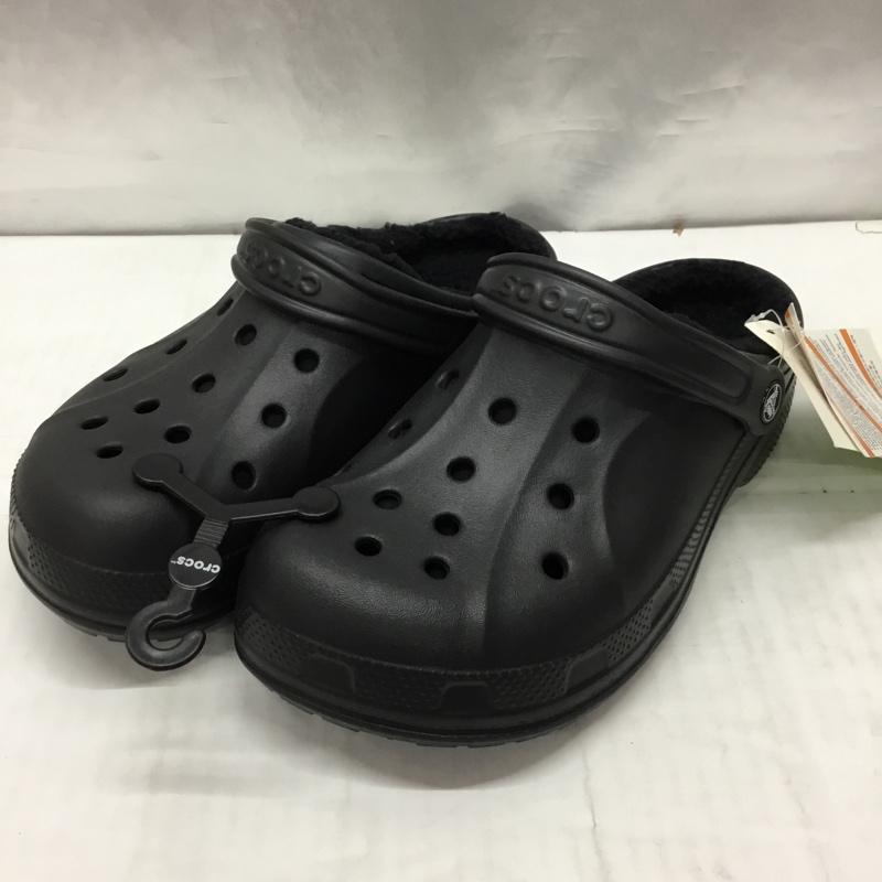 クロックス crocs サンダル サンダル 16244-060 27cm レイレンラインドクロッグ 27.0cm 無地 黒 / ブラック /  メンズ USED 古着 中古 10120445