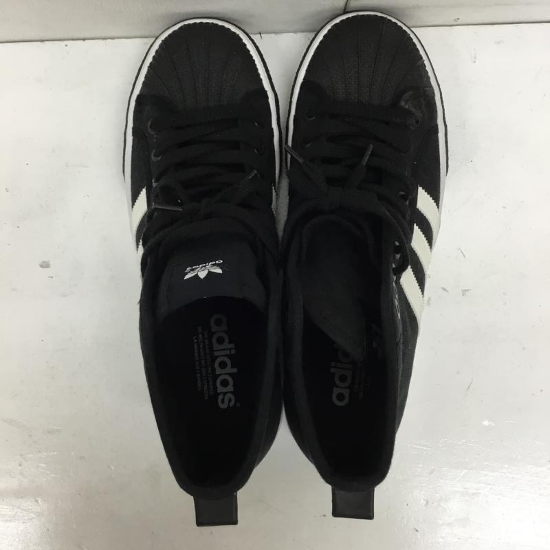 アディダス adidas スニーカー スニーカー 26.5cm ロゴ、文字 黒 / ブラック / X 白 / ホワイト /  メンズ USED 古着 中古 10141426