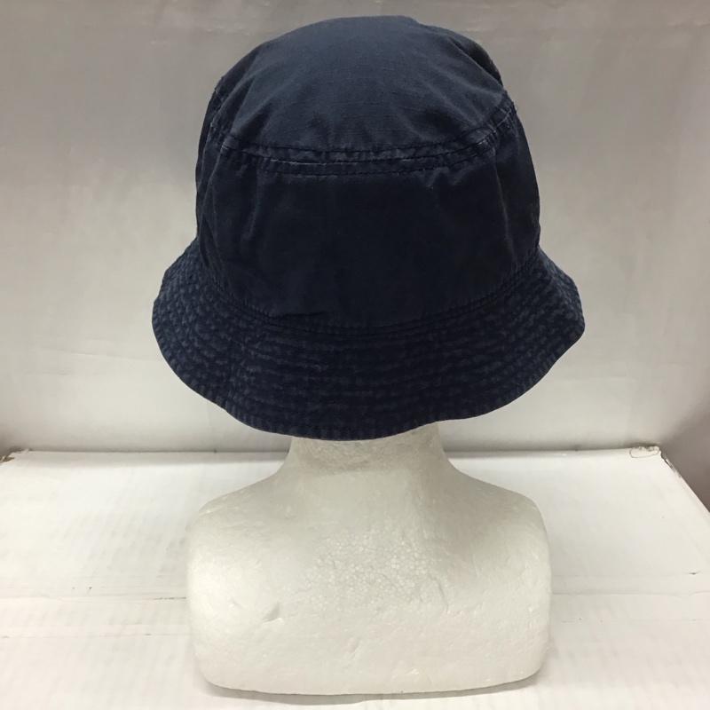 ナイジェルケーボン Nigel Cabourn 帽子 ハット LYBRO コットン バケットハット 無地 紺 / ネイビー /  メンズ USED 古着 中古 10111787