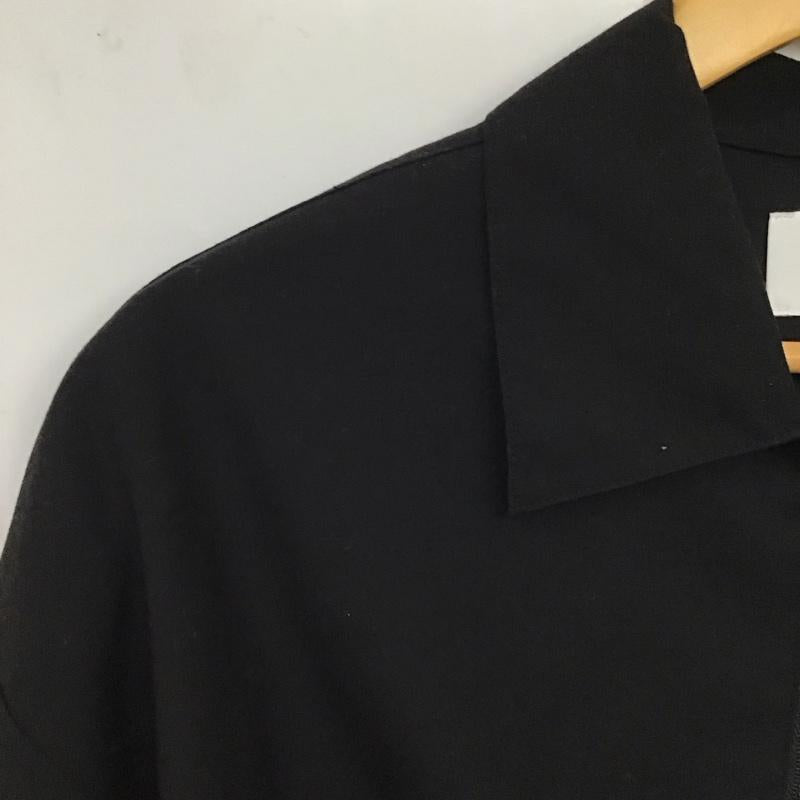 ステュディオス STUDIOUS シャツ、ブラウス 長袖 長袖シャツ 無地シャツ カラーシャツ プルオーバーシャツ 2 無地 黒 / ブラック /  メンズ USED 古着 中古 10130567