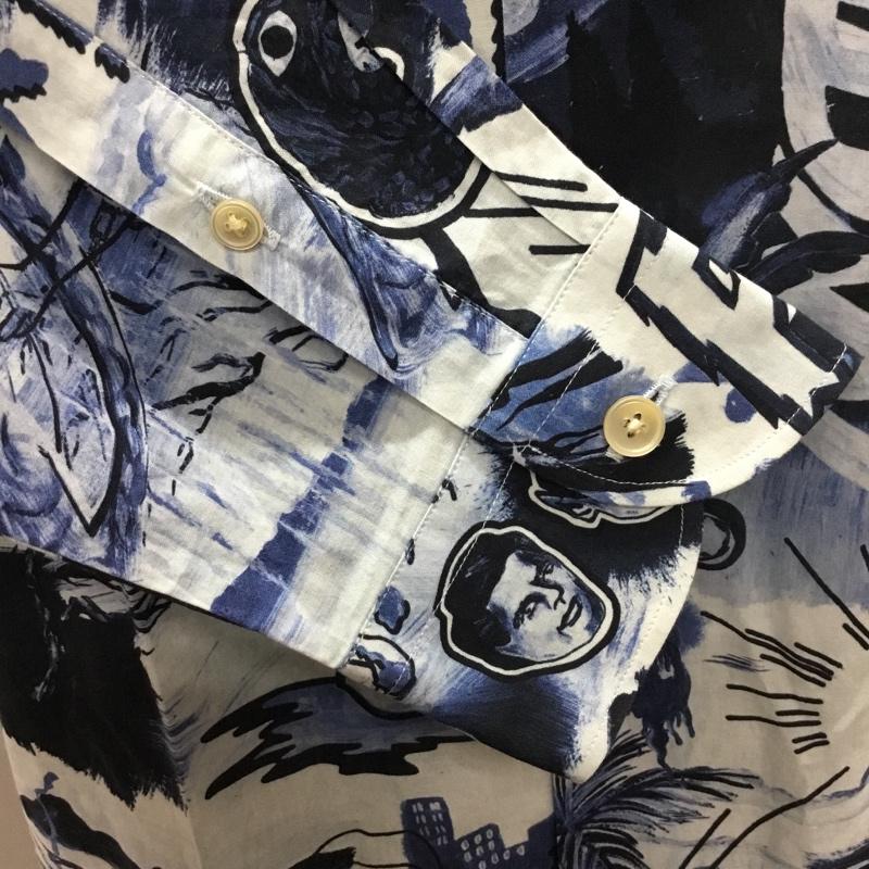 ポールスミス Paul Smith シャツ、ブラウス 長袖 パルプコミック 長袖シャツ 総柄プリントシャツ カラーシャツ 長袖カットソー L プリント マルチカラー / マルチカラー /  メンズ USED 古着 中古 10120682