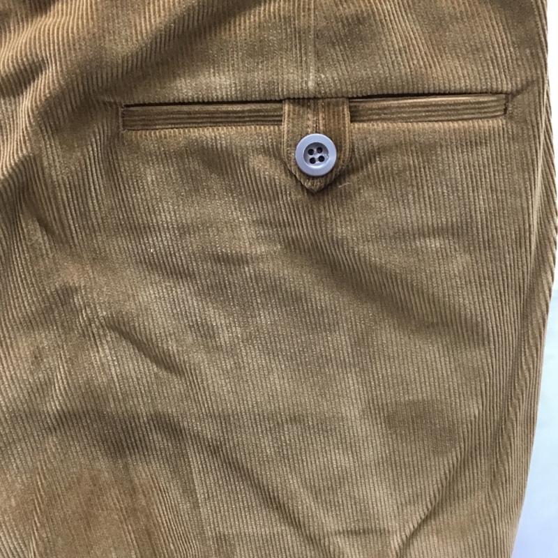 ブルックスブラザーズ BROOKS BROTHERS パンツ チノパン チノパン ワイドパンツ カジュアルパンツ ストレートパンツ コーデュロイパンツ 34 無地 茶 / ブラウン /  メンズ USED 古着 中古 10111318