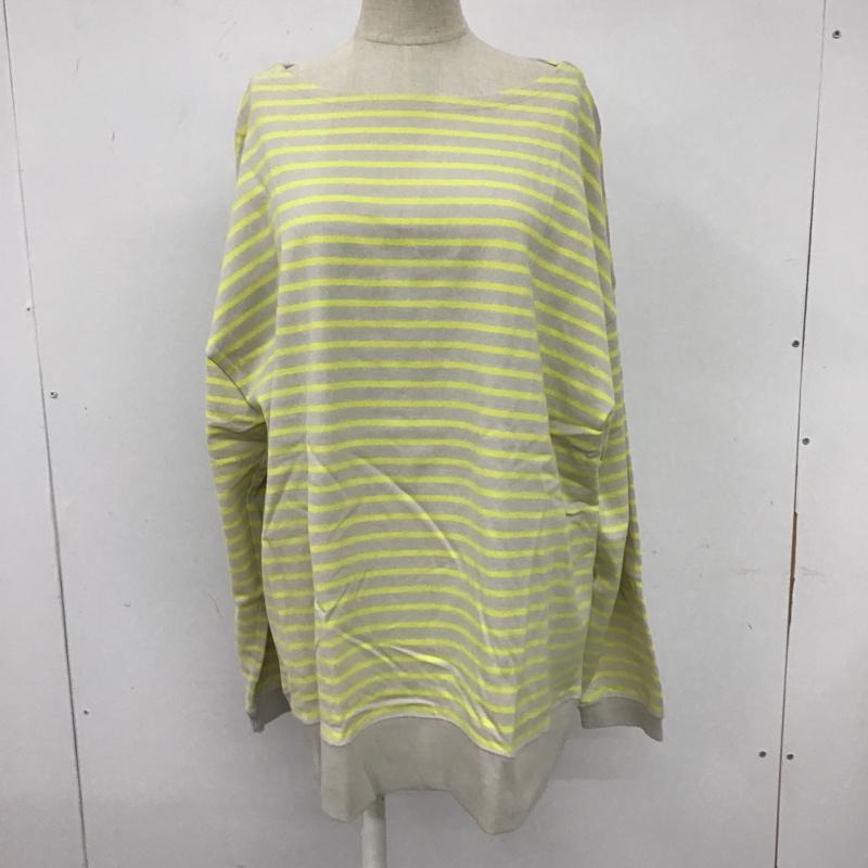 スタディオクリップ studio CLIP カットソー 長袖 ボーダー L ボーダー柄 マルチカラー / マルチカラー /  レディース USED 古着 中古 10106164