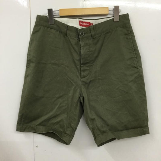 シュプリーム Supreme パンツ ショートパンツ ボタンフライハーフパンツ ショートパンツ カジュアルパンツ 30インチ 無地 カーキ / カーキ /  メンズ USED 古着 中古 10120646