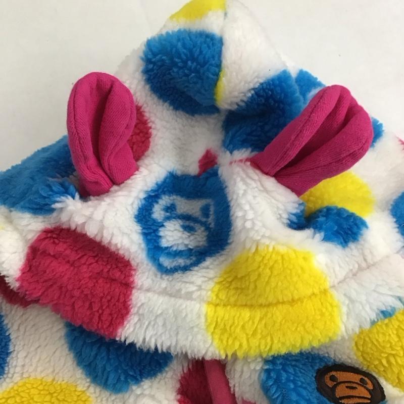 アベイシングエイプ A BATHING APE ジャケット、上着 ジャケット、ブレザー フリースジャケット ポンチョ ベビー BAPE KIDS 70 80 BANY MILO FREE 総柄 マルチカラー / マルチカラー /  ガールズ USED 古着 中古 10146604