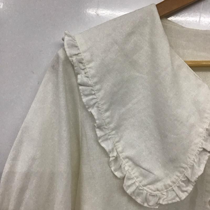 ローリーズファーム LOWRYS FARM シャツ、ブラウス 半袖 FREE 無地 白 / ホワイト /  レディース USED 古着 中古 10137192