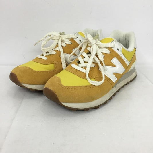 ニューバランス New Balance スニーカー スニーカー U574 RC2 25cm 25.0cm ロゴ、文字 黄 / イエロー /  レディース USED 古着 中古 10136692