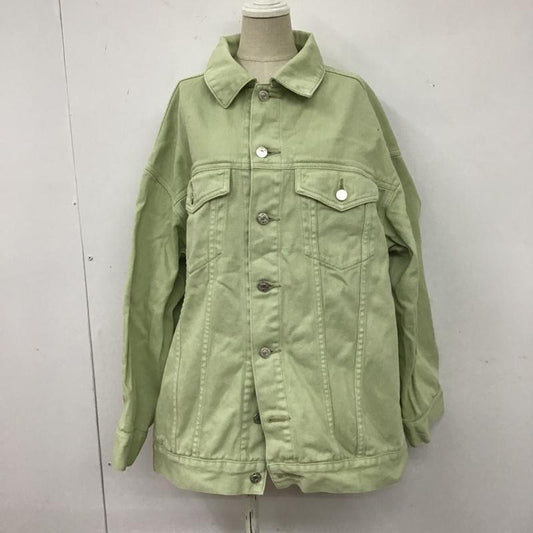 スライジーンズ SLY JEANS ジャケット、上着 ジャケット、ブレザー 030esm10-1480 Gジャン デニムジャケット カジュアルジャケット アウター 1 無地 薄緑 / ライトグリーン /  レディース USED 古着 中古 10105654