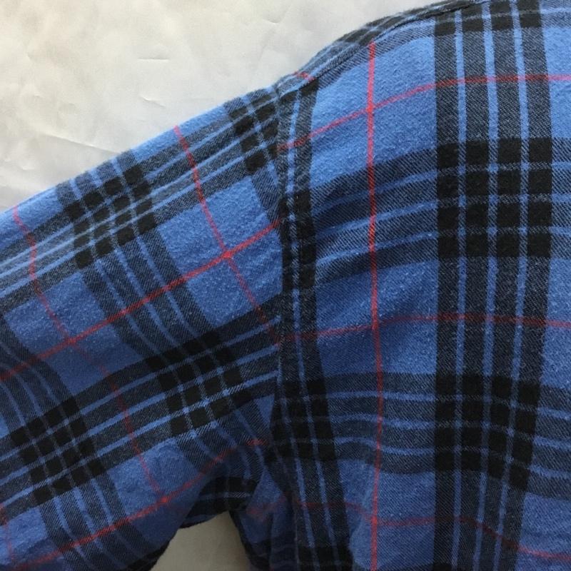 エルエルビーン L.L.Bean シャツ、ブラウス 長袖 228061 ボタンダウン XL チェック 青 / ブルー / X 黒 / ブラック / X 赤 / レッド /  メンズ USED 古着 中古 10116096