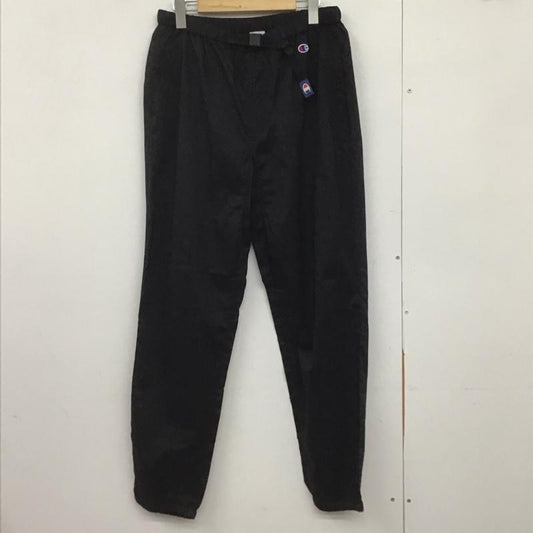 チャンピオン Champion パンツ ワークパンツ、ペインターパンツ c3-ms213 パンツ ナイロンパンツ XL ロゴ、文字 黒 / ブラック /  メンズ USED 古着 中古 10146965