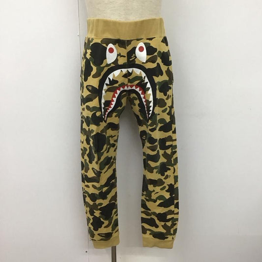 アベイシングエイプ A BATHING APE パンツ スラックス サルカモ スウェットパンツ シャーク M カモフラージュ柄・迷彩 マルチカラー / マルチカラー /  レディース USED 古着 中古 10108307