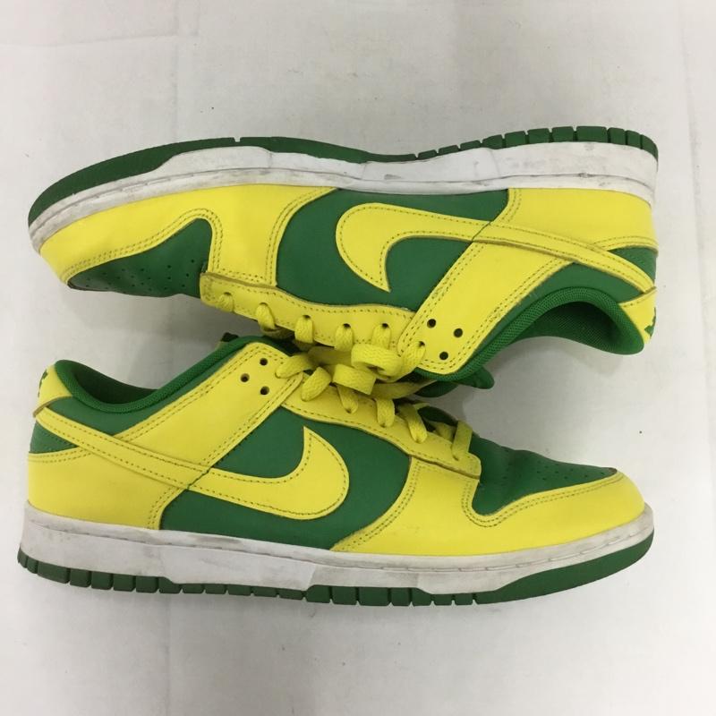 ナイキ NIKE スニーカー スニーカー DV0833-300 DUNK LOW RETRO BTTYS 28cm 28.0cm ロゴ、文字 緑 / グリーン / X 黄 / イエロー /  メンズ USED 古着 中古 10133172
